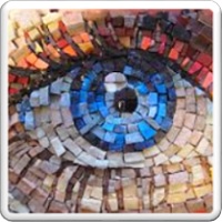 Mosaic color blind test