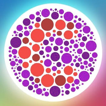 Color blindness test icon2