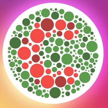 Red-green color blind test